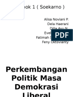 Perkembangan Politik Masa Demokrasi Liberal