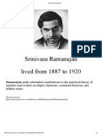 Poster of Ramanujan