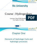 Chapter 1 Hydrologic Cycle
