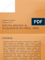 Efectul Biologic Al Alcaloizilor in Corpul Uman