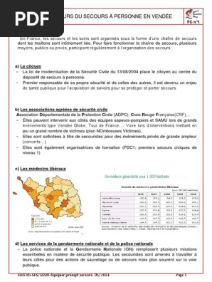 1 1 Fc Equipier Prompt Secours Pdf Saignement Poumon