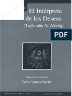 Ibn Arabi El Interprete de Los Deseos