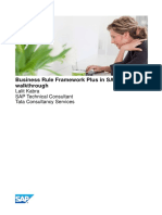 Business Rule Framework Plus in SAP - A Brief Walkthrough PDF