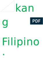 Filipino Slogan