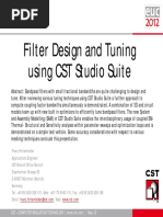 CST Filter Design