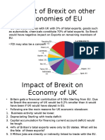 Impact of Brexit On Other Economies of EU