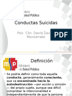 Conductas Suicidas
