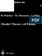Marker - Model Theory of Fields