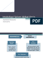 Intoksikasi Solven Akibat Kerja