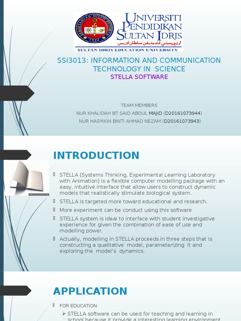 STELLA Software for Science Education | PDF