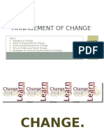 Management of Change