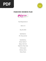 Strategic Franchise Business Plan 1