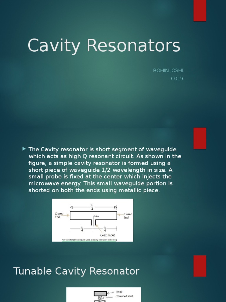 Understanding Cavity Resonators in Microwaves | PDF