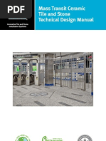 LATICRETE Mass Transit Ceramic Tile & Stone Technical Design Manual