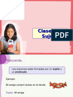 Clases de Sujeto