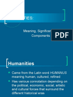 Humanities:: Meaning, Significance & Components