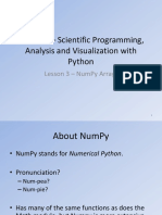 Esci386 Lesson03 NumPy Arrays PDF