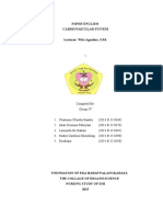 Paper English Cardiovascular System: Compiled By: Group IV