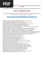 Download Solution Manual and Test Bank by SM SN331713383 doc pdf
