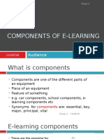 Components of E-Learning