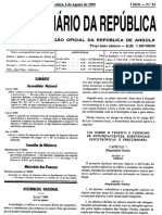 Lei 3 e 4 - 99 - Tráfico e Consumo de Estupefacientes