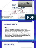 Mecanismo piñón-cremallera: definición, partes, clasificación y aplicaciones