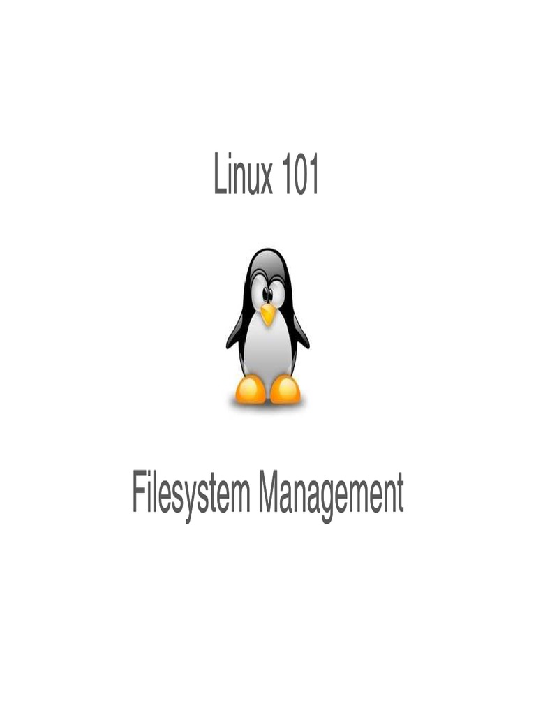 Lab07.Filesystem Management | PDF