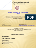 Term Paper For - Pavement Materials and Design of Pavement