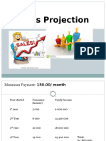 Daniel Sales Projection