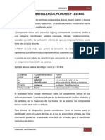 Componentes Lexicos Patrones y Lexemas PDF