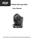 230w 7r Beam Manual