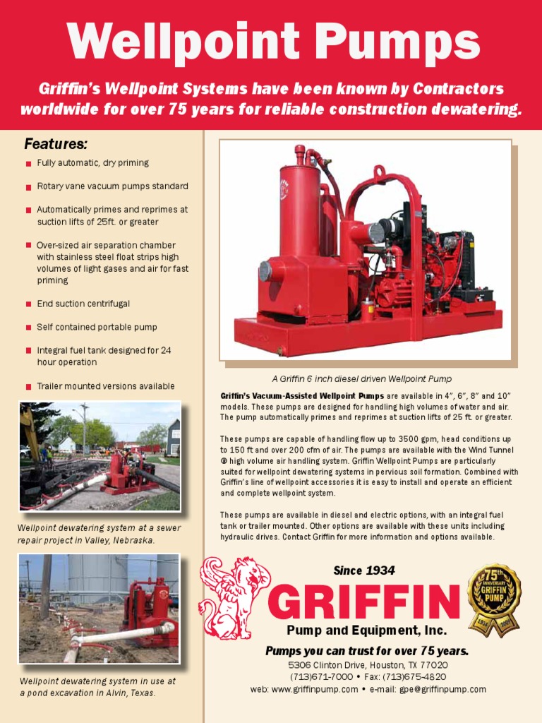 Wellpoint Pump Pump Pipe (Fluid Conveyance)