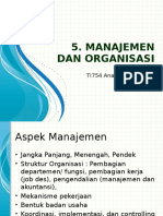 05 Manajemen Dan Organisasi