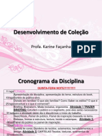 Desenvolvimento de Coleção