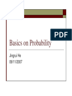 Basics on Probability