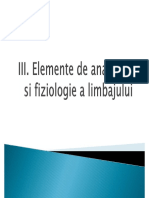 III.elemente de Anatomie Si Fiziologie a Limbajului