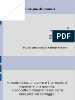 L'Origine Dei Numeri