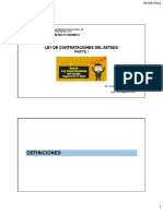 Clase 1 - Ley de Contrataciones Del Estado - Parte I PDF