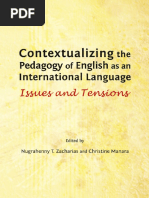 Nugrahenny T. Zacharias, Nugrahenny T. Zacharias, Christine Manara-Contextualizing The Pedagogy of English As An International Language - Issues and Tensions-Cambridge Scholars Publishing (2013)