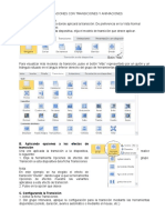 Transiciones y animaciones en PowerPoint