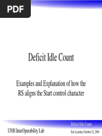 Deficit Idle Count: Examples and Explanation of How The RS Aligns The Start Control Character