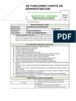 Manual de Funciones Comite Administrativo