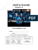 enders game week 5 packet