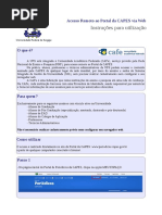 Tutorial Capes Cafe v2 Acesso Remoto