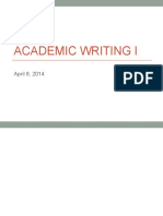 Academic Writing I 04 08