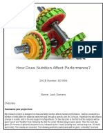 How Does Nutrition Affect Performance?: Name: Jack Somers