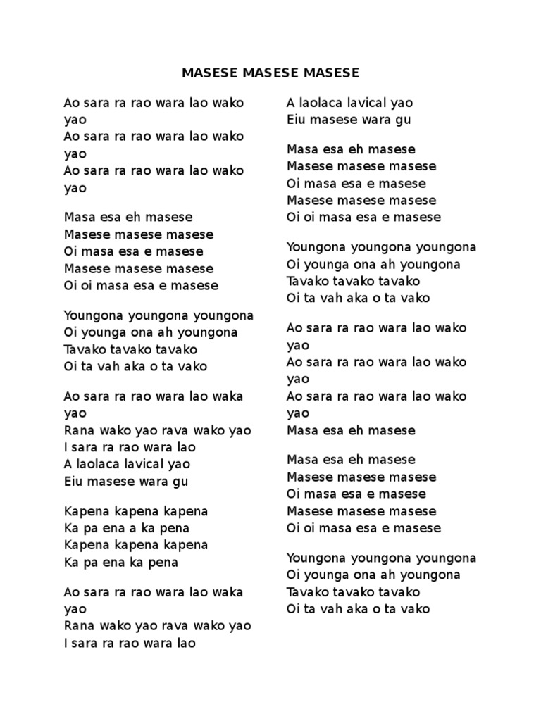 Masese Masese Masese | PDF | Leisure | Nature