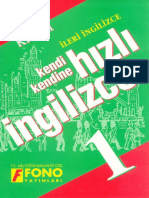 Fono - Kendi Kendine Hızlı İngilizce (Dördüncü Basamak Kitap 1) PDF