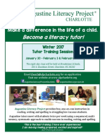 Winter 2017 Training Dates Flyer