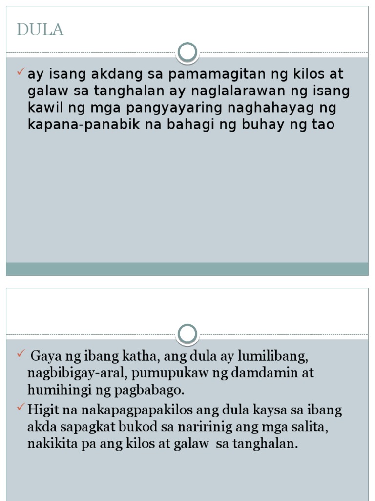 Dula Grade 8 | PDF